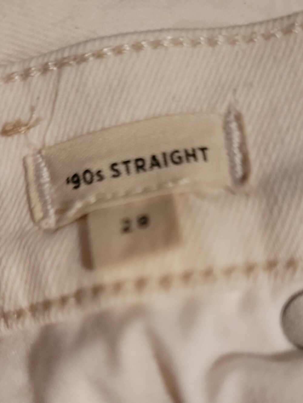 Womens MADWELLCream Casual Pants - Classic Straight Fit - Picture 3 of 5